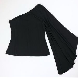 Nasty Gal Tops - NWT Nasty Gal Black One Bell Sleeve Flowy Top Nasty Gal Tops - NWT Nasty Gal Black One Bell Sleeve Flowy Top